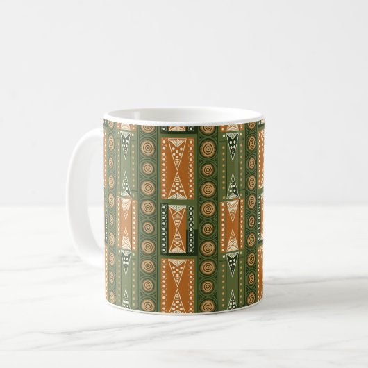 Groene zwarte Mok (Voorkant links)