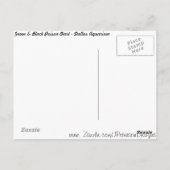 Groene & Zwarte Poison Dart Kikker # 2 Briefkaart (Achterkant)