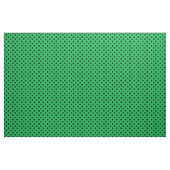 Groene Zwarte Polka Dots Textiel Stof (Yard (91,4 cm))