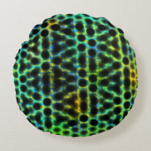 Groene, zwarte stippen die vormen genereren, schad