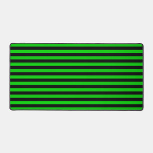 Groene Zwarte Strepen Naadloos Patroon Bureaumat
