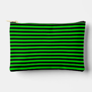 Groene Zwarte Strepen Naadloos Patroon Klein Etui