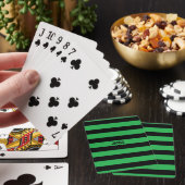 groene zwarte strepen pokerkaarten (Insitu)