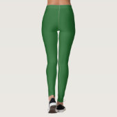 groene zwarte teamkleuren volleyballen met tekstbe leggings (Achterkant)