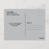 Groene Zwarte Videospel Gamer Bar Mitzvah Dank je  Briefkaart (Achterkant)