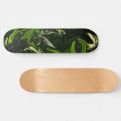 Groene zwarte zwenkplank skateboard (Horizontaal)