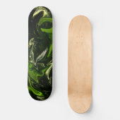 Groene zwarte zwenkplank skateboard (Voorkant)