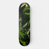 Groene zwarte zwenkplank skateboard (Voorkant)