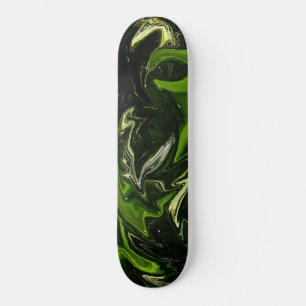 Groene zwarte zwenkplank skateboard