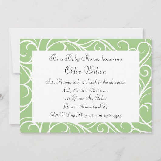 groene zwembroeken kaart (Voorkant)