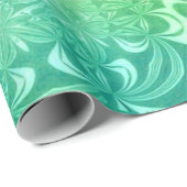 Groene Zwirige Kerstmis Cadeaupapier (Rol Hoek)