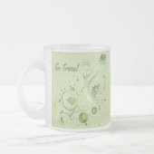 Groene Zwirls Matglas Koffiemok (Links)