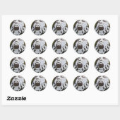 GROENEfiti-1 Ronde Sticker (Vel)