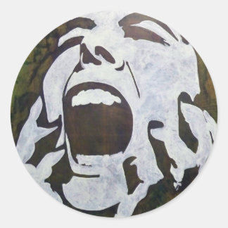 GROENEfiti-1 Ronde Sticker