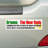 Groenen: De nieuwe rassen Bumpersticker (Op auto)