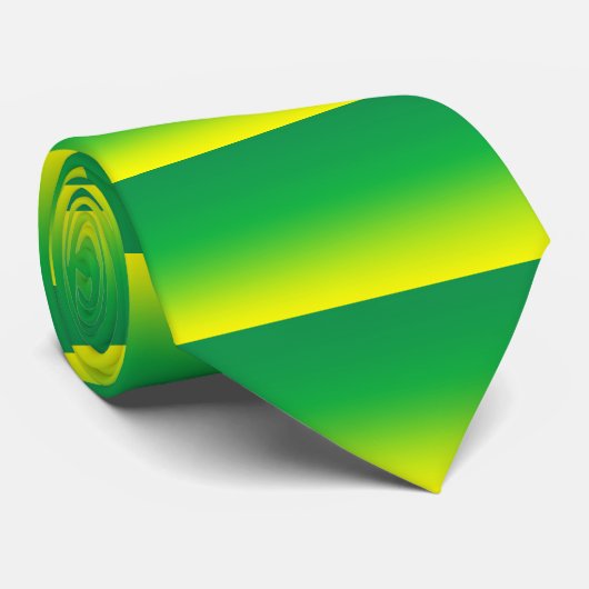 GROENEN EN GEEL STROPDAS (Opgerold)