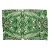 Groenen en Raindrops Pattern Kussensloop (Voorkant-Links)