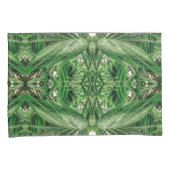 Groenen en Raindrops Pattern Kussensloop (Voorkant-Rechts)