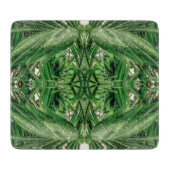 Groenen en Raindrops Pattern Snijplank (Voorkant)