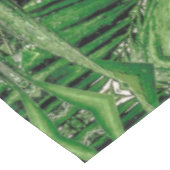 Groenen en regendruppels patroon tafelkleed (Gekanteld)