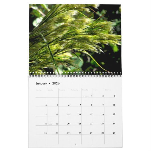 Groenen in de Natuur Kalender (Jan 2026)