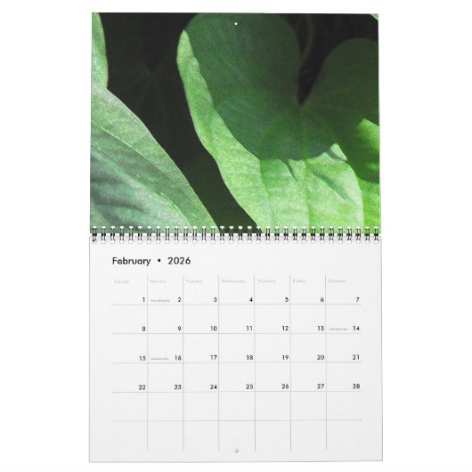 Groenen in de Natuur Kalender (Feb 2026)