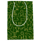 GROENEN MET DIN GREEN IRISH OUTLINES MEDIUM CADEAUZAKJE (Voorkant)