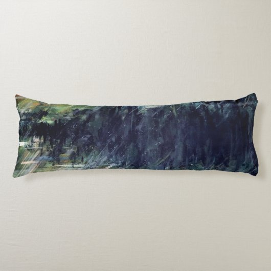 Groenen natuur lichaamskussen (Voorkant)