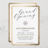 GROENEN OPENEN modern goud voor kalligrafie Kaart (Voorkant / Achterkant)