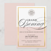 GROENEN OPENEN moderne bedrijven logo zwart roze g Kaart (Voorkant / Achterkant)