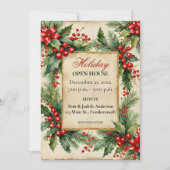  Groenen Vakantie Open Huis Uitnodiging (Voorkant)