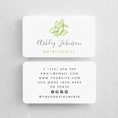 Groenen, wortel en broccoli Nutritionistische soci Visitekaartje