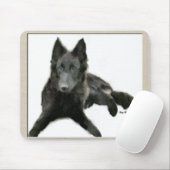 Groenendael Belgische Schaapshond Cadeaus Muismat (Met muis)