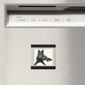 Groenendael Belgium Sheepdog Gifts Magneet (Insitu (Vaatwasser))