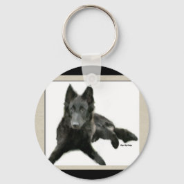 Groenendael Belgium Sheepdog Gifts Sleutelhanger