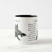 Groenendael Belgium Sheepdog Gifts Tweekleurige Koffiemok (Center)