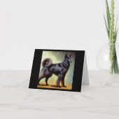 Groenendael Belgium Shepherd Dog Kaart (Voorkant)