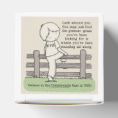 Groener gras bedankdoosjes (Bovenkant)