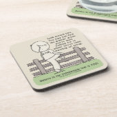Groener gras bier onderzetter (Linkerzijde)
