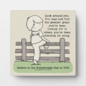 Groener gras fotoplaat (Voorkant)