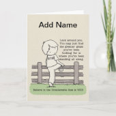 Groener gras kaart (Voorkant)