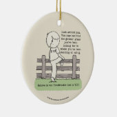 Groener gras keramisch ornament (Rechts)