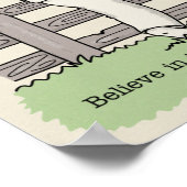 Groener gras poster (Hoek)