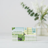 Groener gras visitekaartje (Staand voorkant)