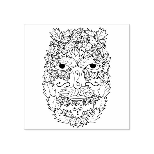 groener kunststempel rubberstempel (Afrduk)