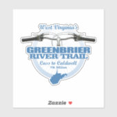 Groener rivierspoor (H2) Sticker (Vel)