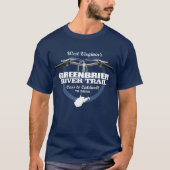 Groener rivierspoor (H2) T-shirt (Voorkant)