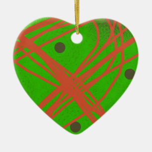 groenere abstracte kunst keramisch ornament