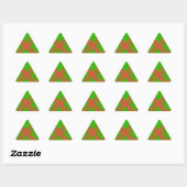 groenere abstracte kunst sticker (Vel)