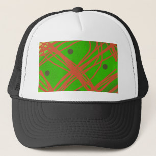 groenere abstracte kunst trucker pet